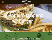 Tablet Screenshot of nativefoods.com